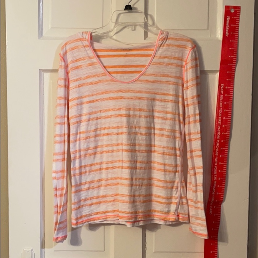 Striped Calvin Klein Performance hooded T